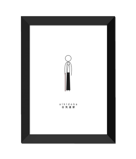 Aikidoka Wall Print (A4)