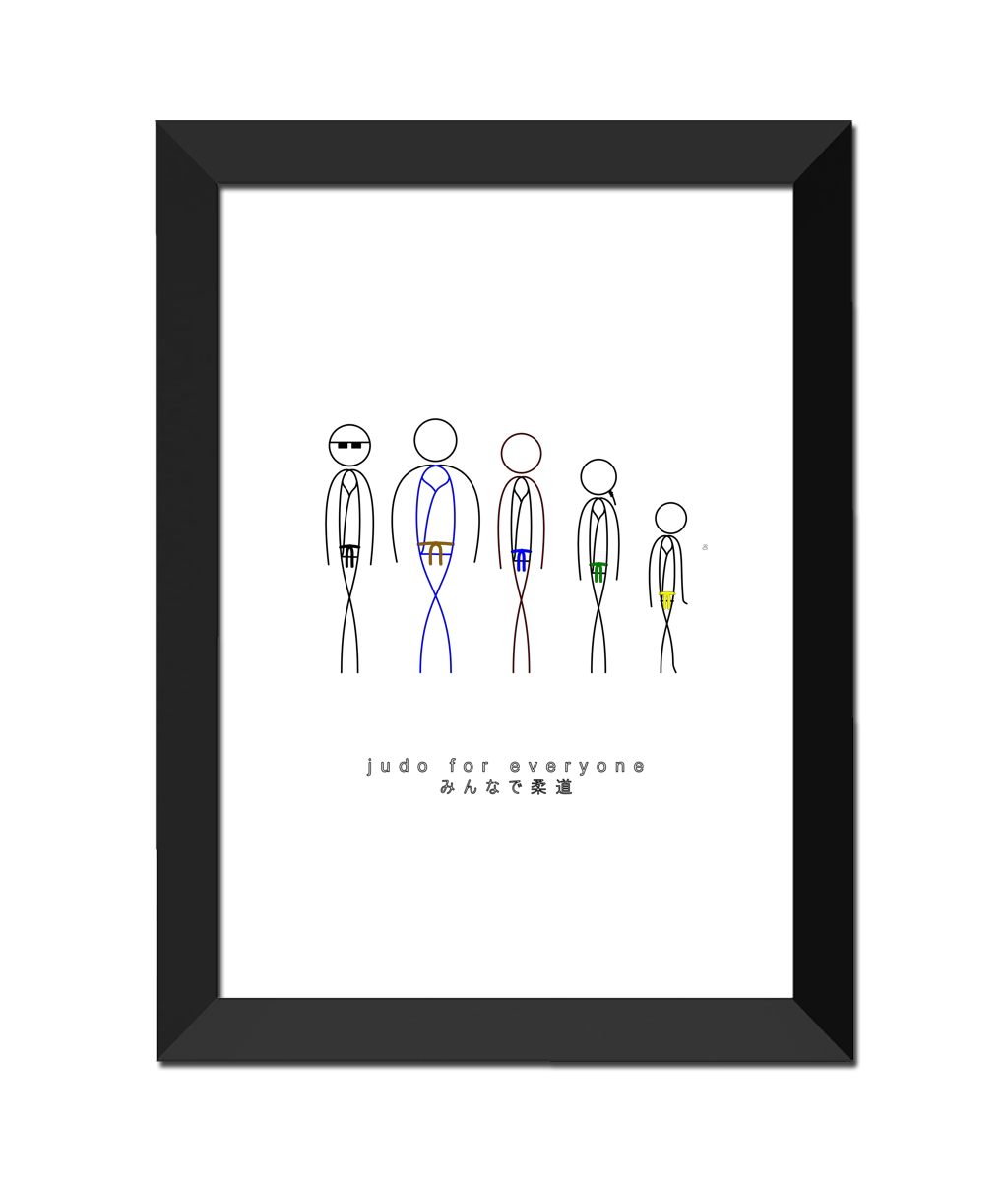 Judo For Everyone Wall Print (A4)