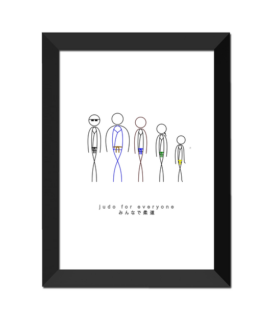 Judo For Everyone Wall Print (A4)